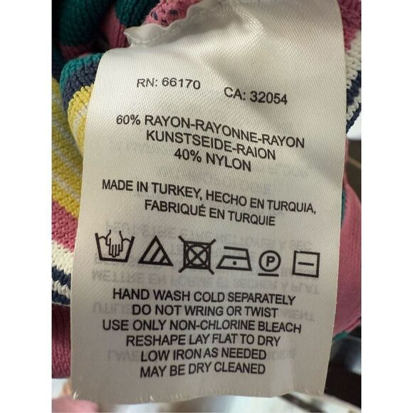 Anthropologie Maeve Iana Striped Multicolored Striped Knit Skirt - Picture 11 of 11